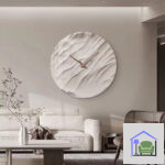 Minimalist Sculpted Wall Clock